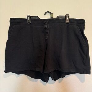 Natural Reflections Black Athletic Shorts
